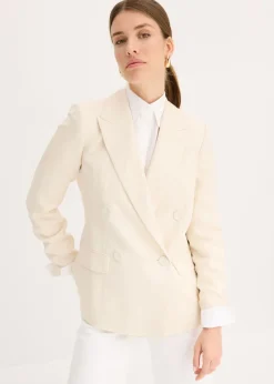Hot Americana con lyocell y efecto arrugado Mujer Blazers