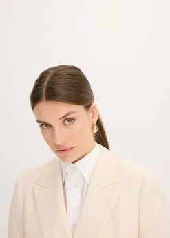 Hot Americana con lyocell y efecto arrugado Mujer Blazers