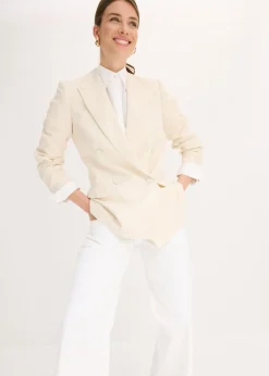 Hot Americana con lyocell y efecto arrugado Mujer Blazers