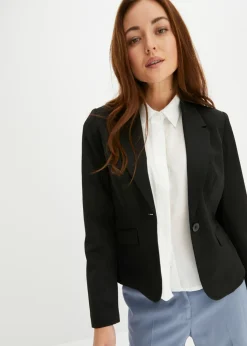 Online Americana corta con bolsillos Mujer Blazers