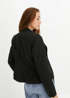 Online Americana corta con bolsillos Mujer Blazers