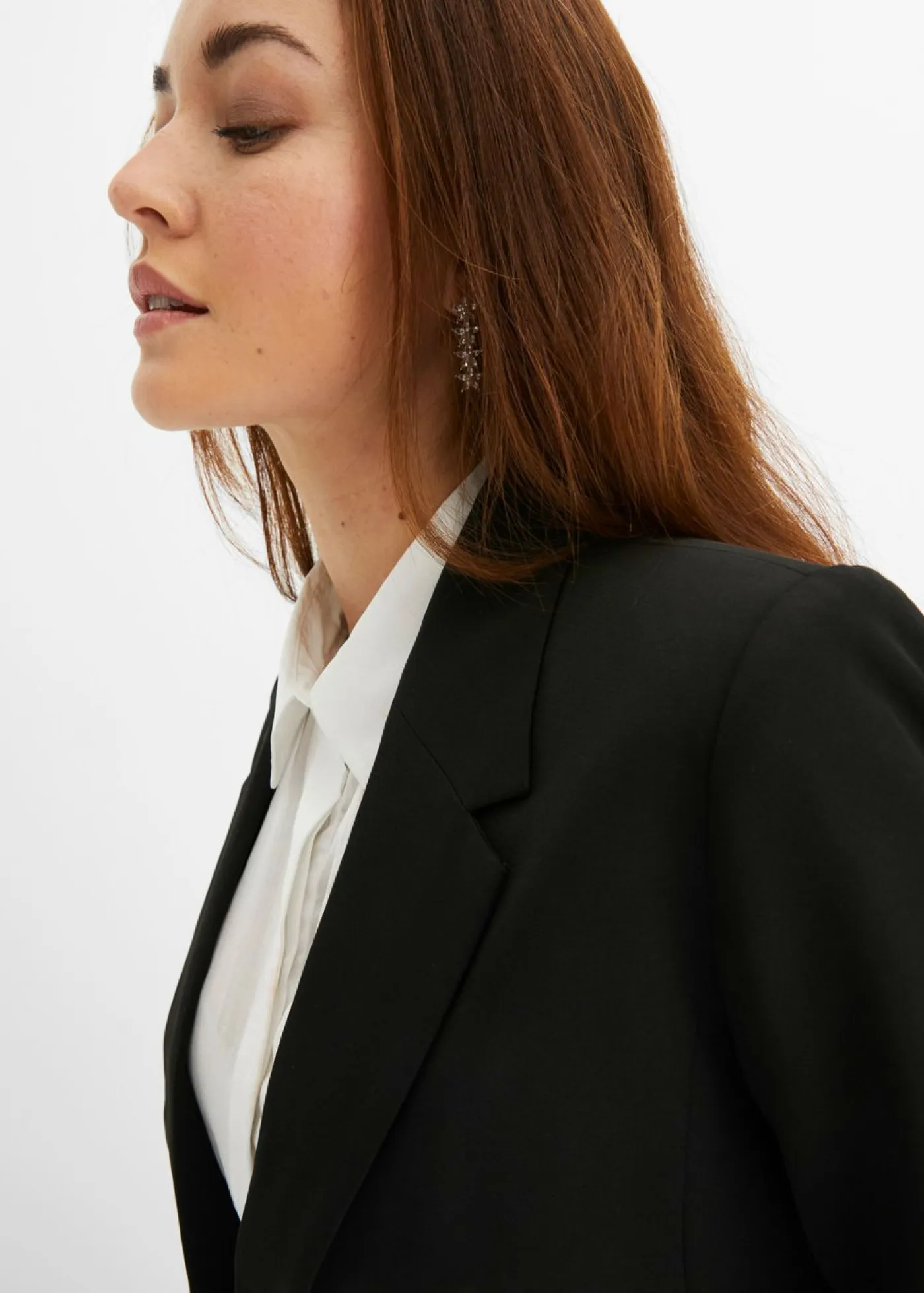 Online Americana corta con bolsillos Mujer Blazers