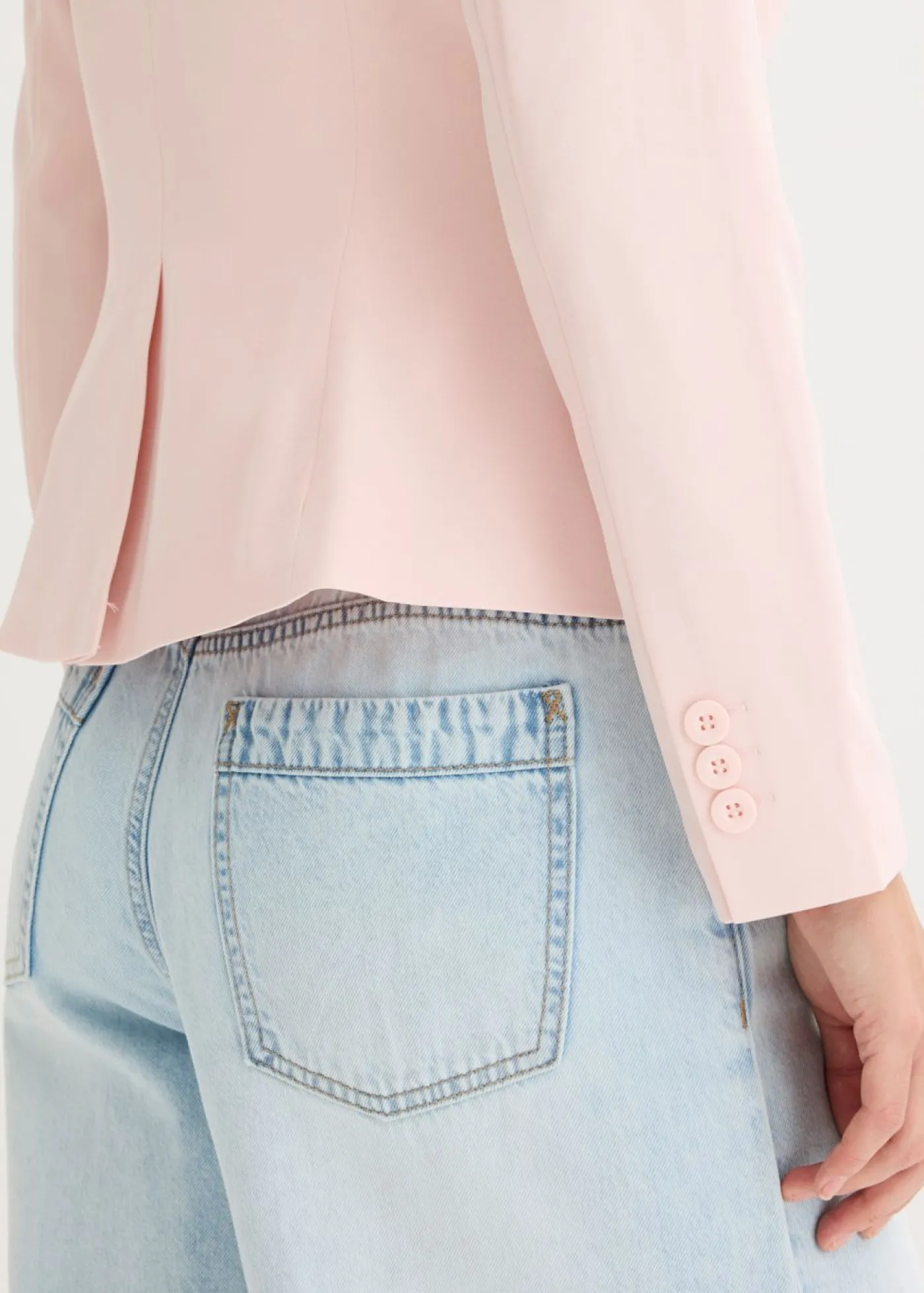 Hot Americana corta con bolsillos Mujer Blazers