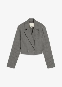 New Americana corta con cuello de solapa Mujer Blazers