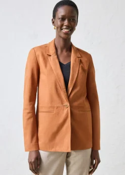 Clearance Americana de ante Mujer Premium|Blazers