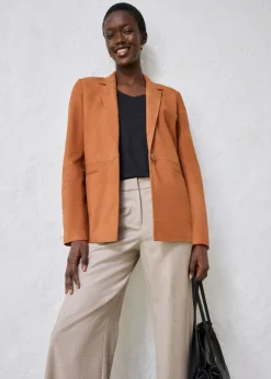 Clearance Americana de ante Mujer Premium|Blazers