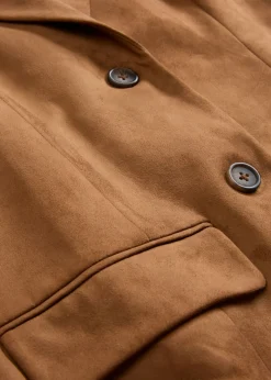 Outlet Americana de ante sintético Mujer Blazers