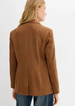 Outlet Americana de ante sintético Mujer Blazers