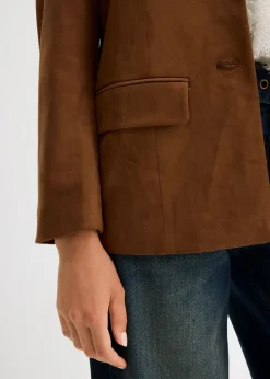 Outlet Americana de ante sintético Mujer Blazers