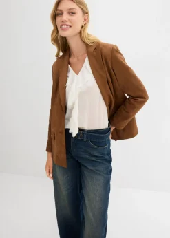 Outlet Americana de ante sintético Mujer Blazers
