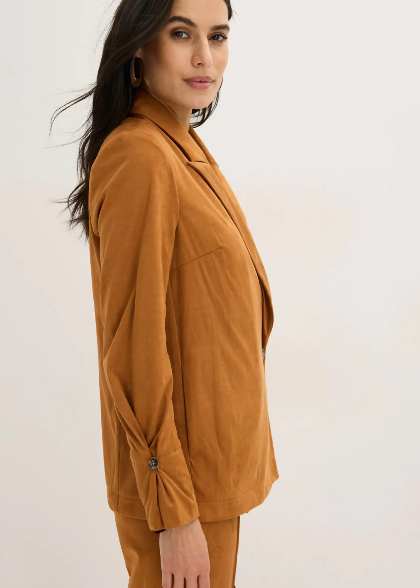 Online Americana de ante sintético Mujer Blazers