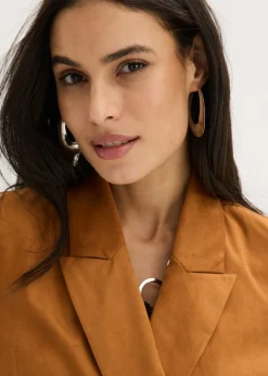 Online Americana de ante sintético Mujer Blazers