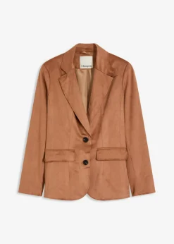 Americana de ante sintético Mujer Blazers