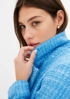 Online Americana de bouclé con doble botonadura Mujer Blazers