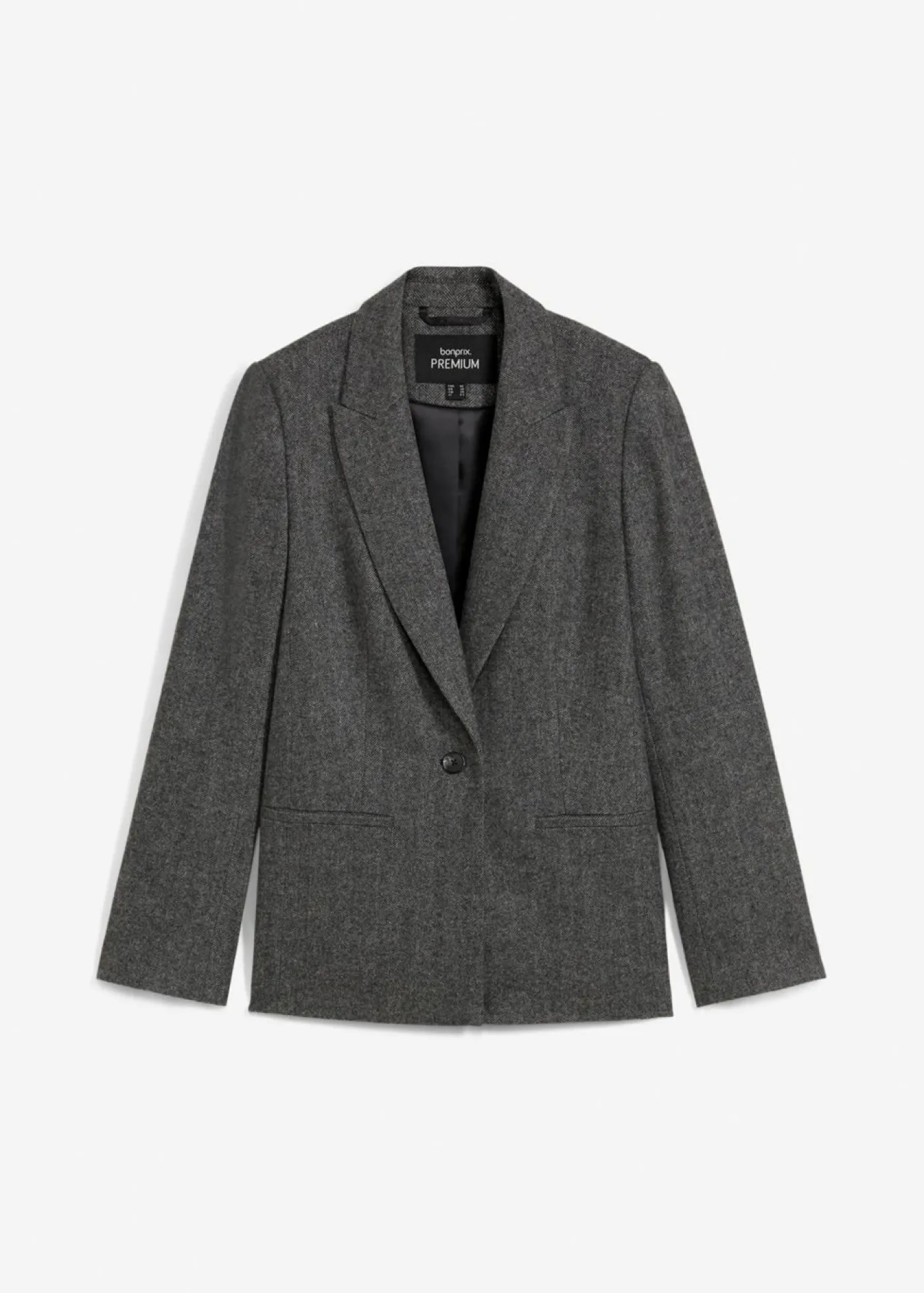 Clearance Americana de lana con patrón en espiga Mujer Blazers