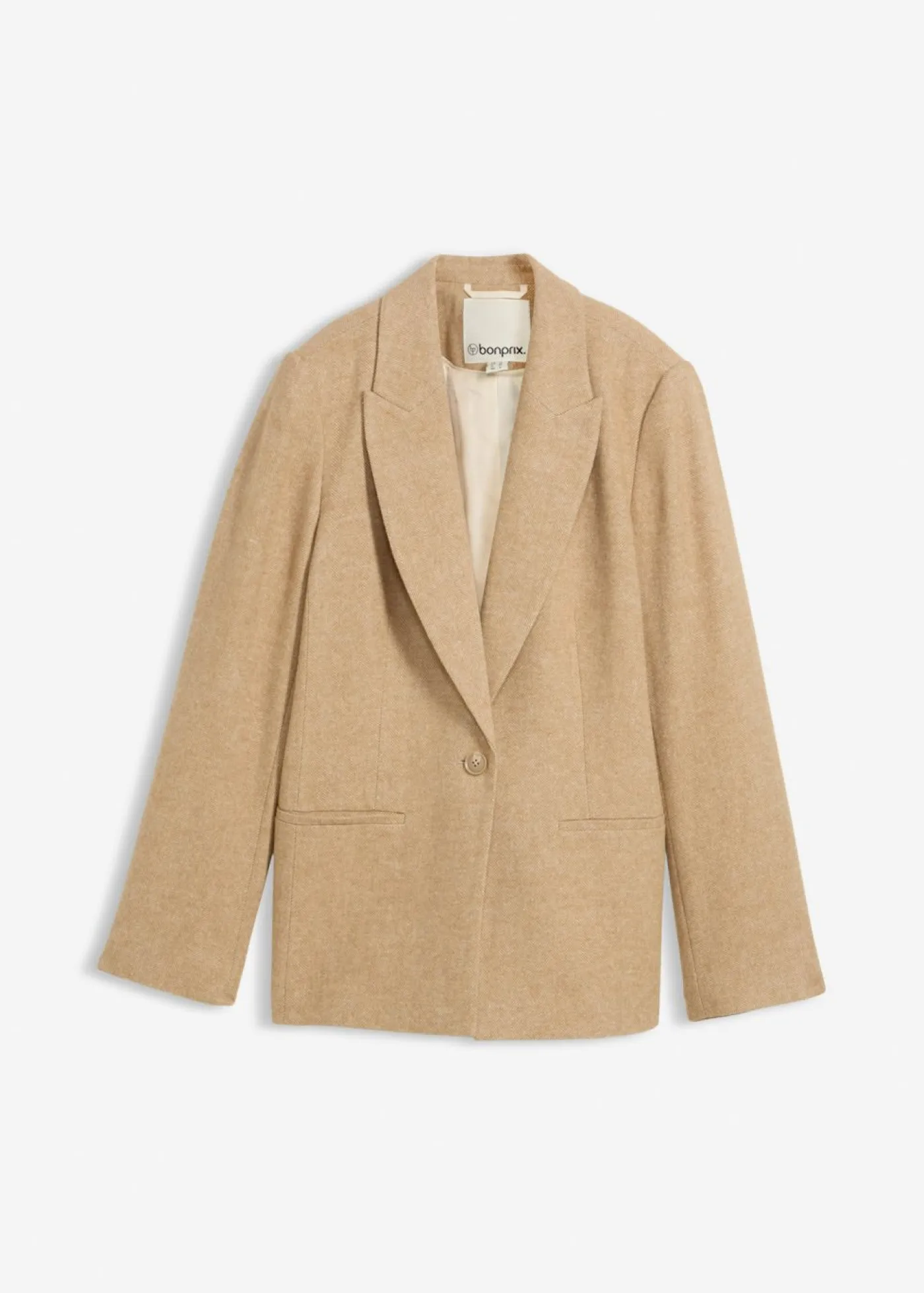 Discount Americana de lana con patrón en espiga Mujer Blazers