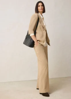 Discount Americana de lana con patrón en espiga Mujer Blazers