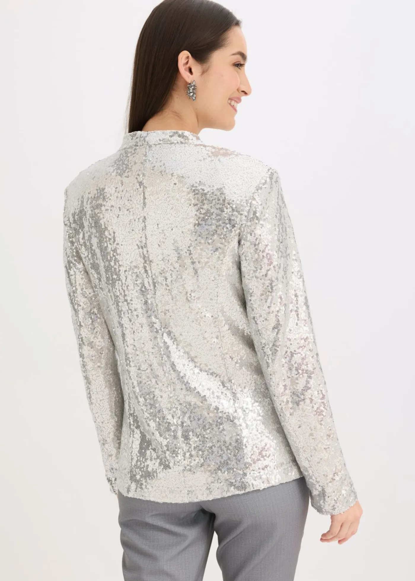 Best Americana de lentejuelas Mujer Blazers