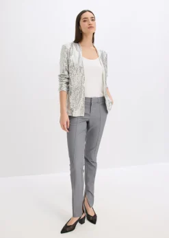 Best Americana de lentejuelas Mujer Blazers