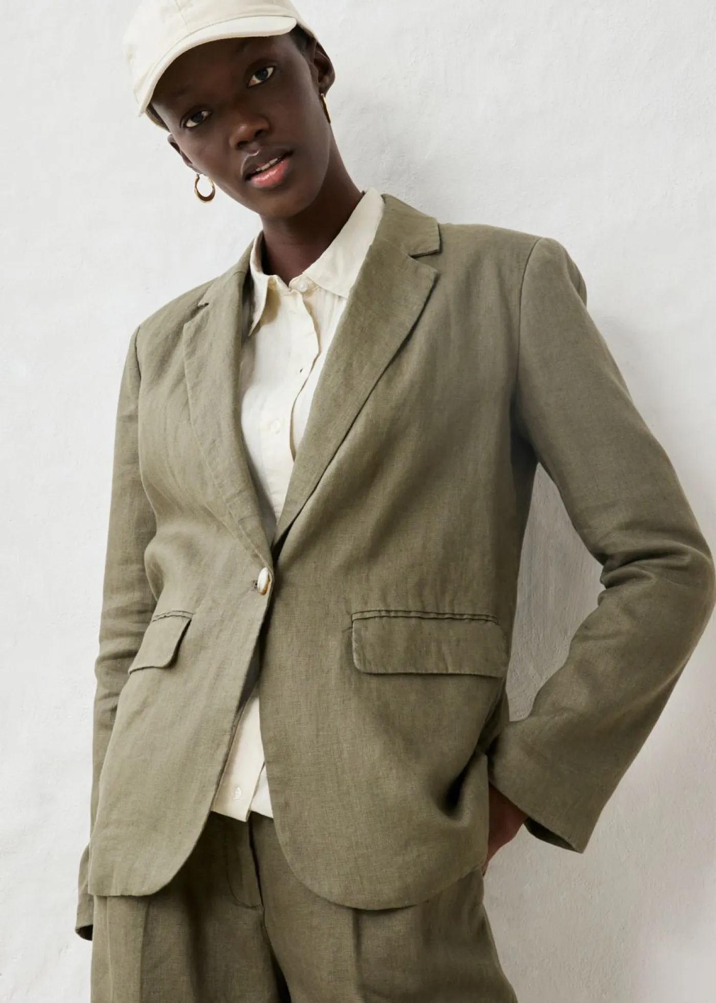 New Americana de lino puro Mujer Premium|Blazers