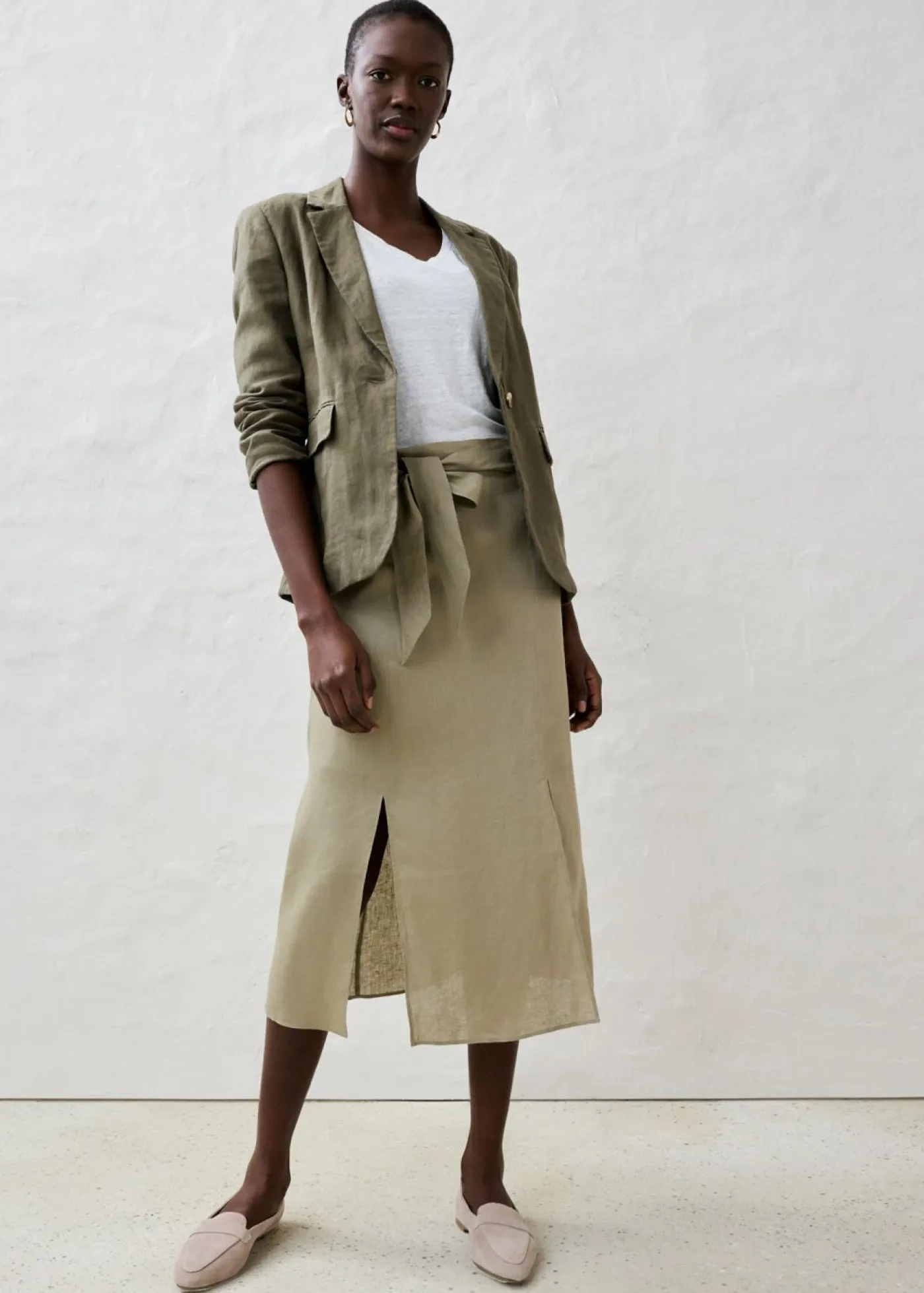 New Americana de lino puro Mujer Premium|Blazers