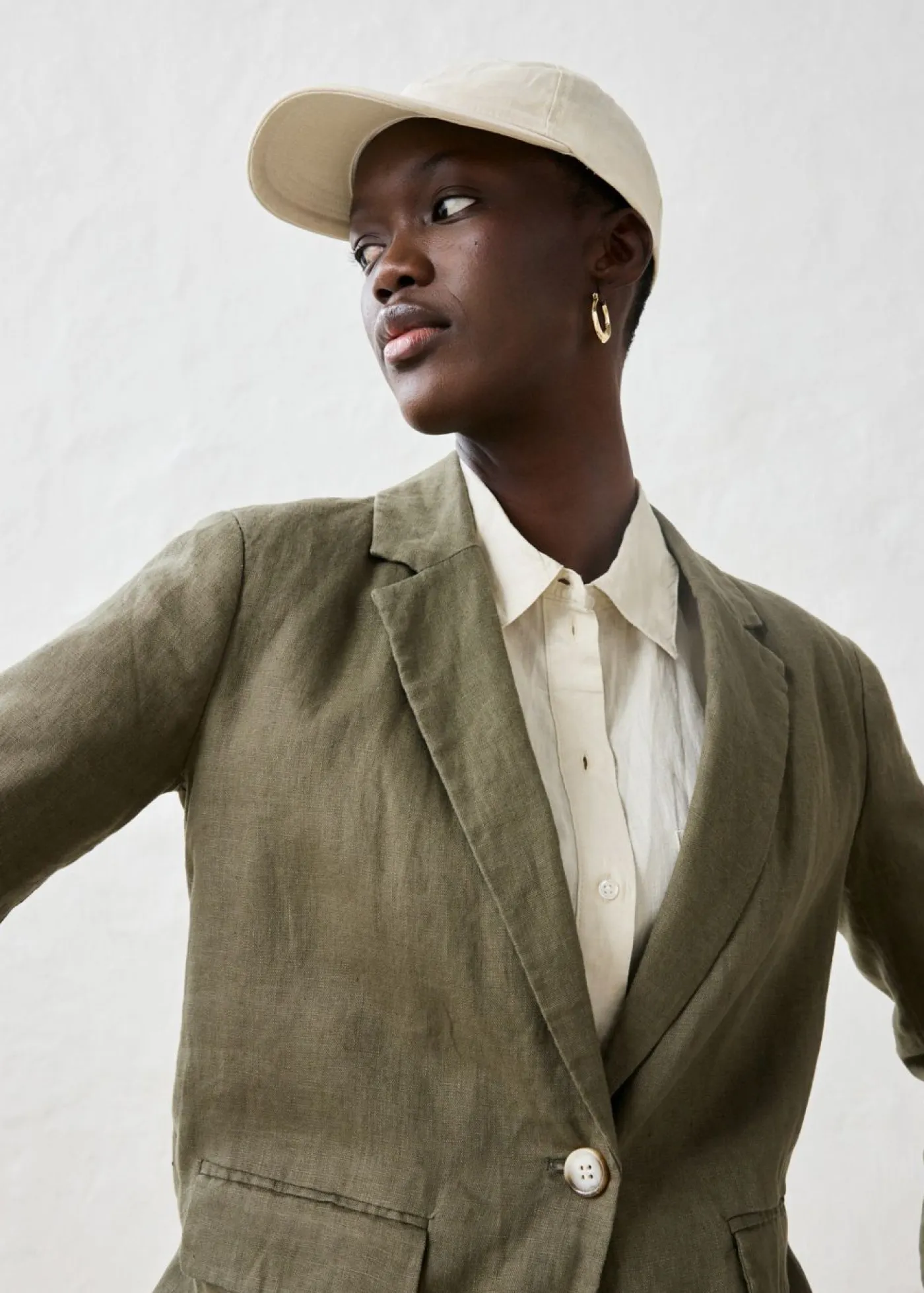 New Americana de lino puro Mujer Premium|Blazers