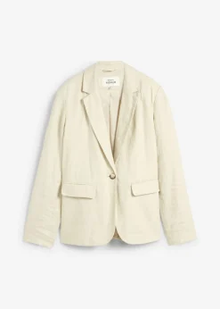 Hot Americana de lino puro Mujer Premium|Blazers