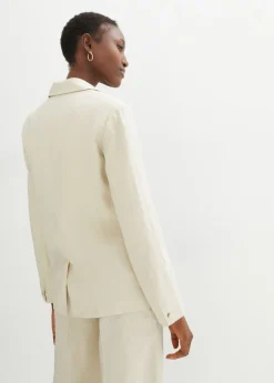 Hot Americana de lino puro Mujer Premium|Blazers