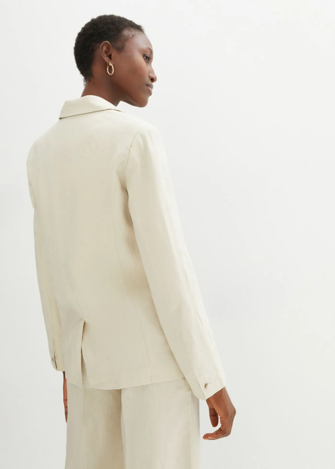 Hot Americana de lino puro Mujer Premium|Blazers