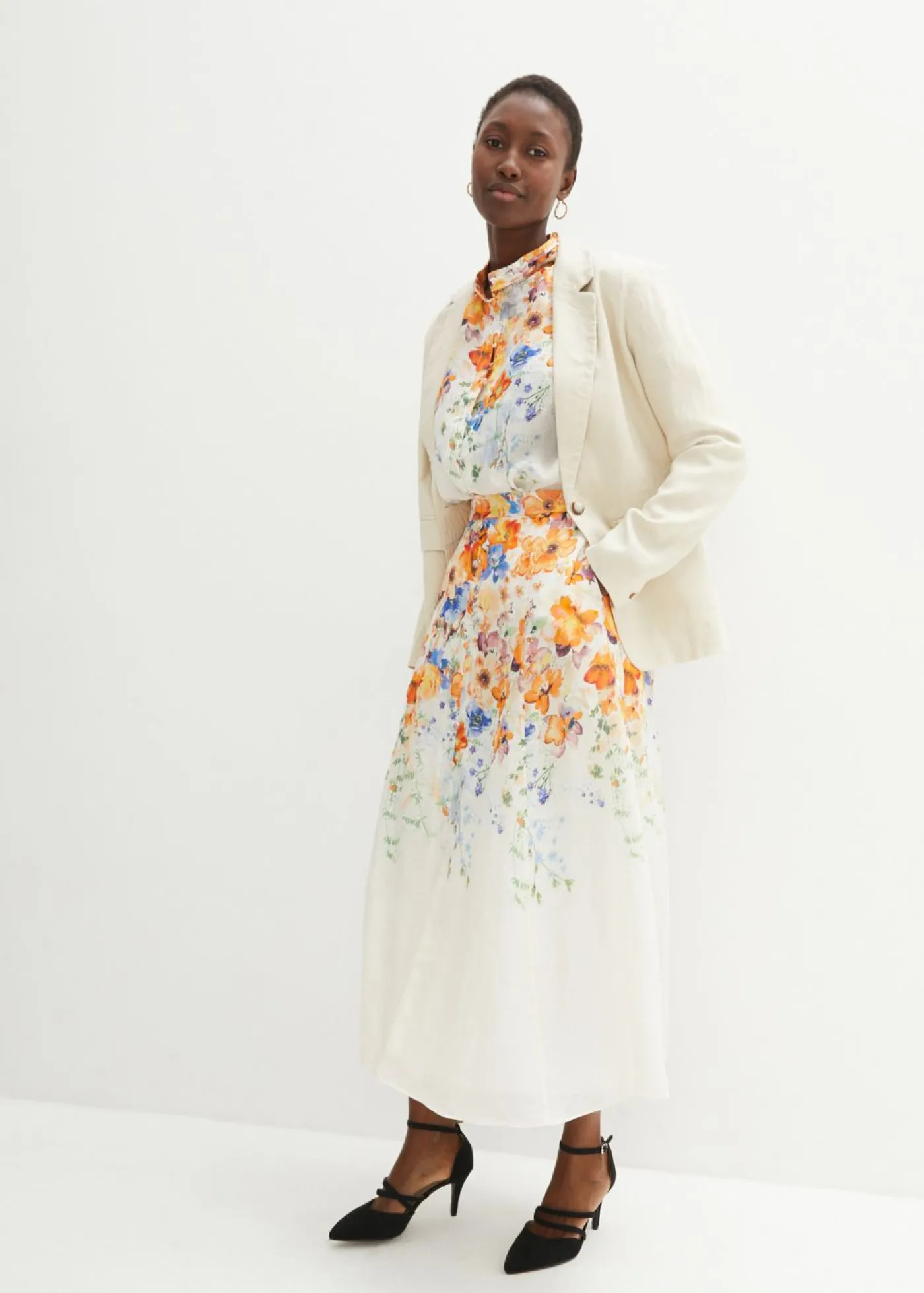 Hot Americana de lino puro Mujer Premium|Blazers