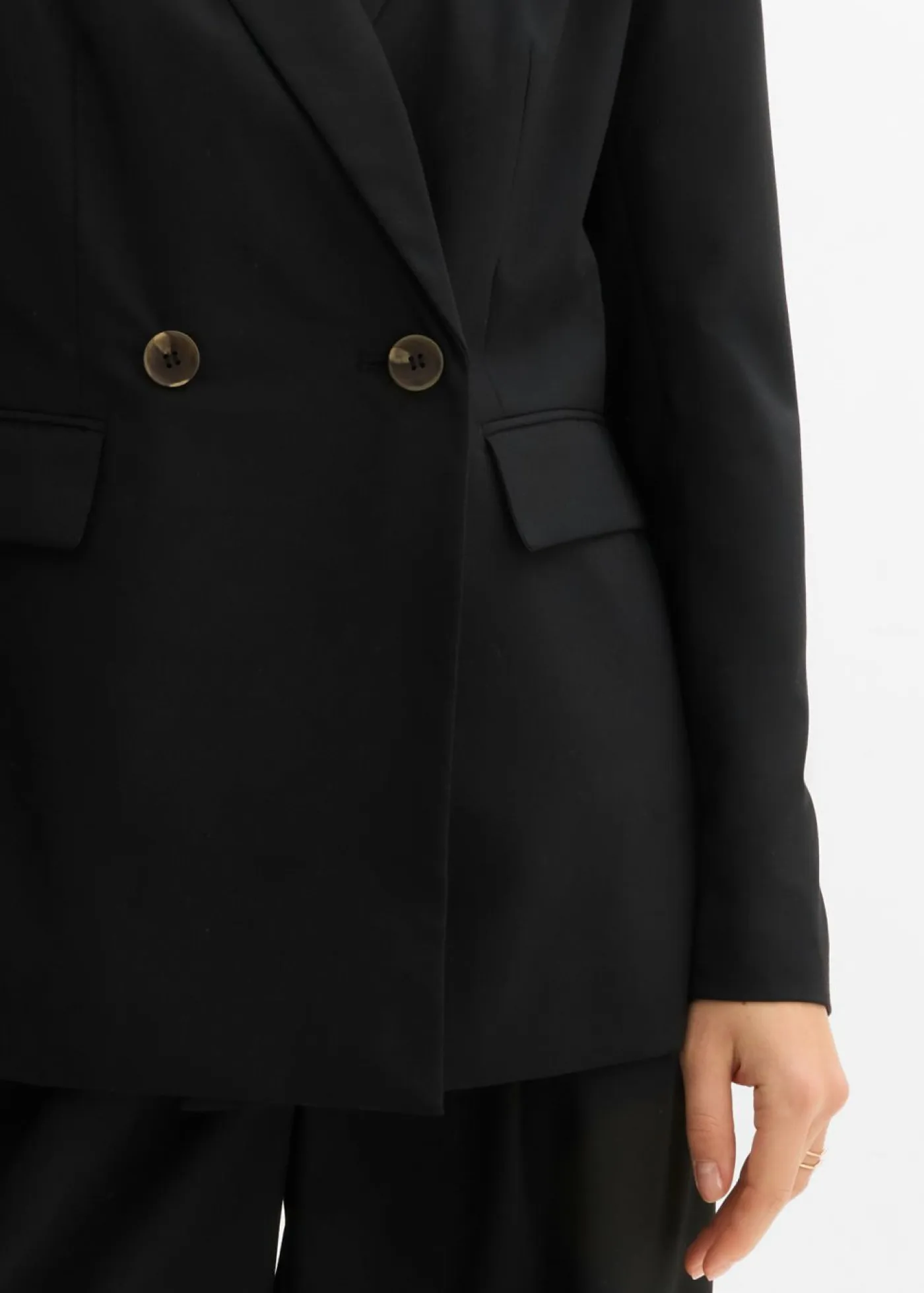 Americana de mezcla de viscosa Mujer Blazers