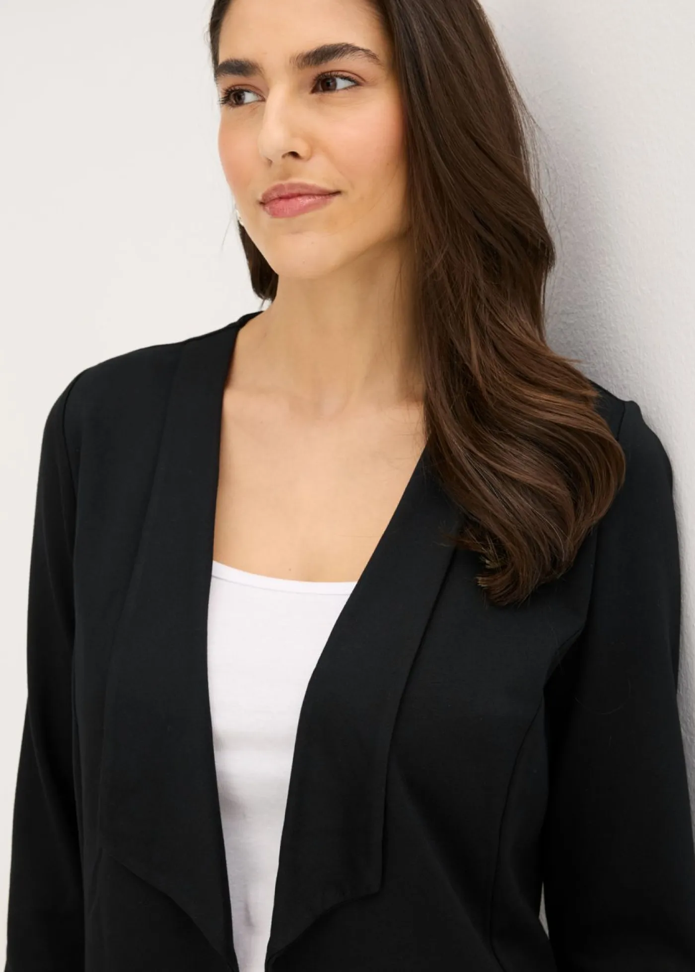 Outlet Americana de punto de mezcla de viscosa Mujer Blazers