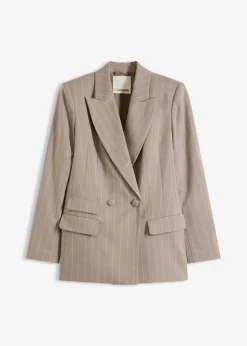 Americana de raya diplomática Mujer Blazers