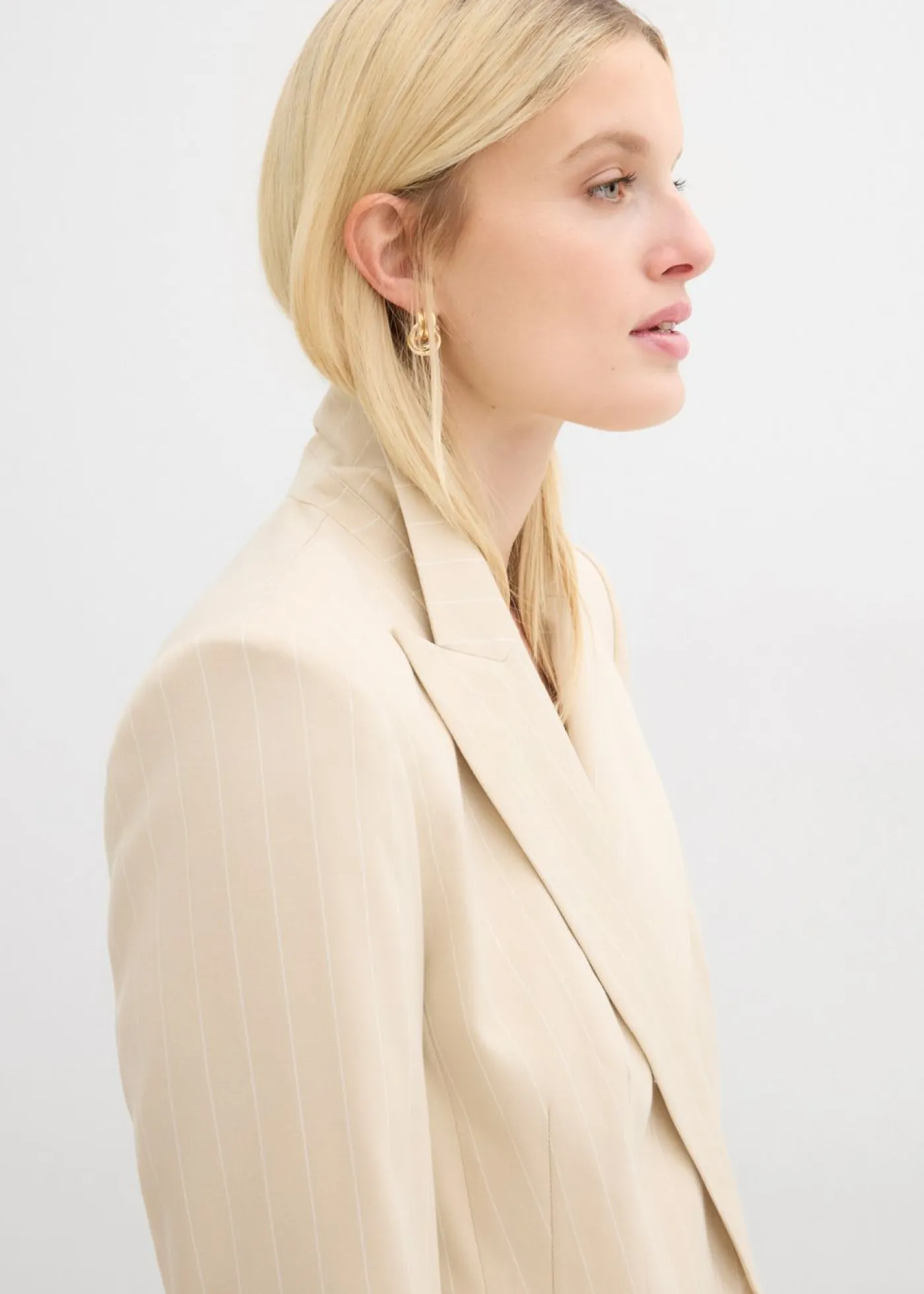 Best Americana de raya diplomática Mujer Blazers|Novedades