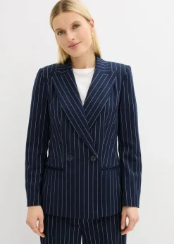 New Americana de raya diplomática Mujer Blazers|Novedades