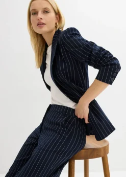 New Americana de raya diplomática Mujer Blazers|Novedades