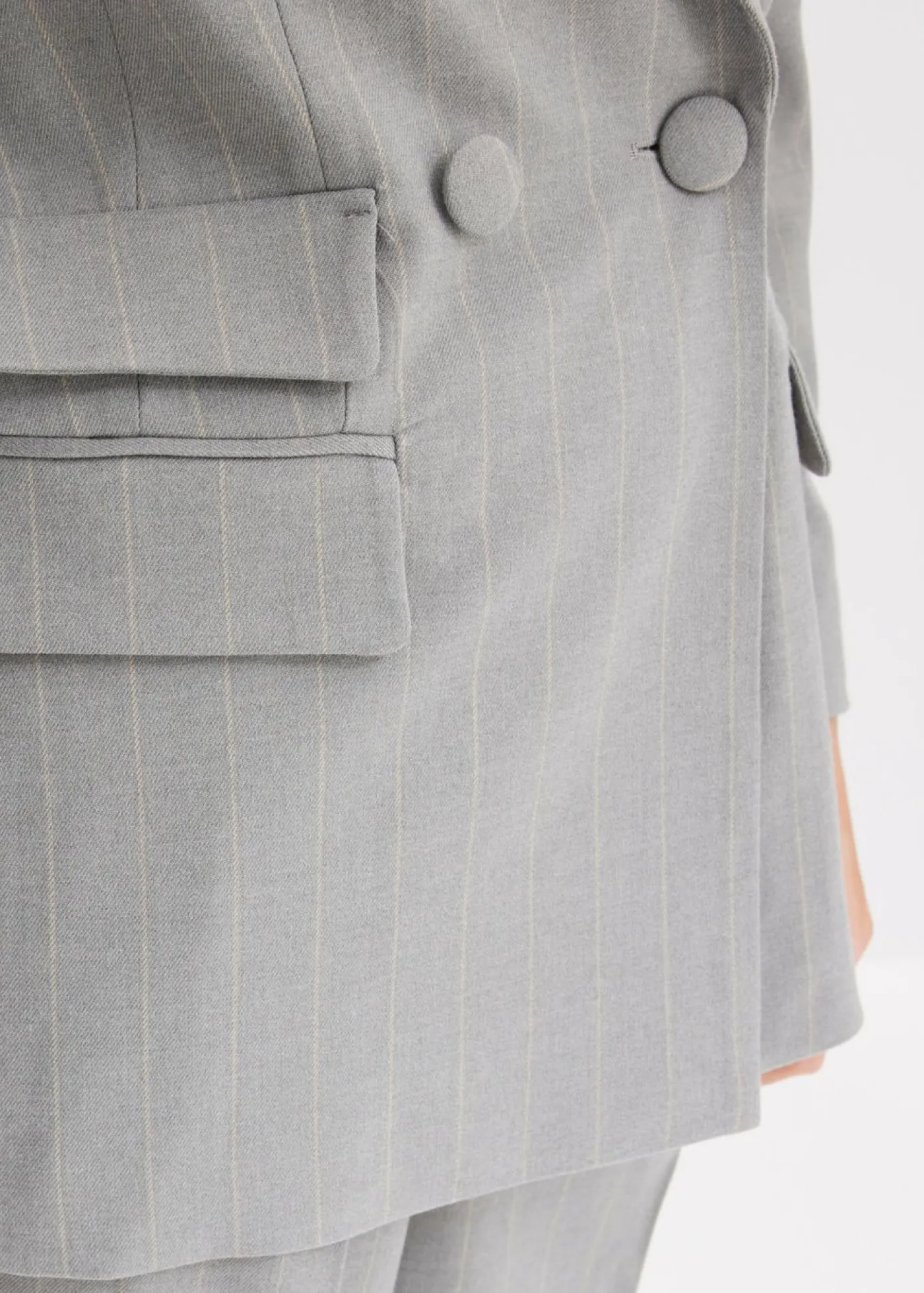Hot Americana de raya diplomática Mujer Blazers