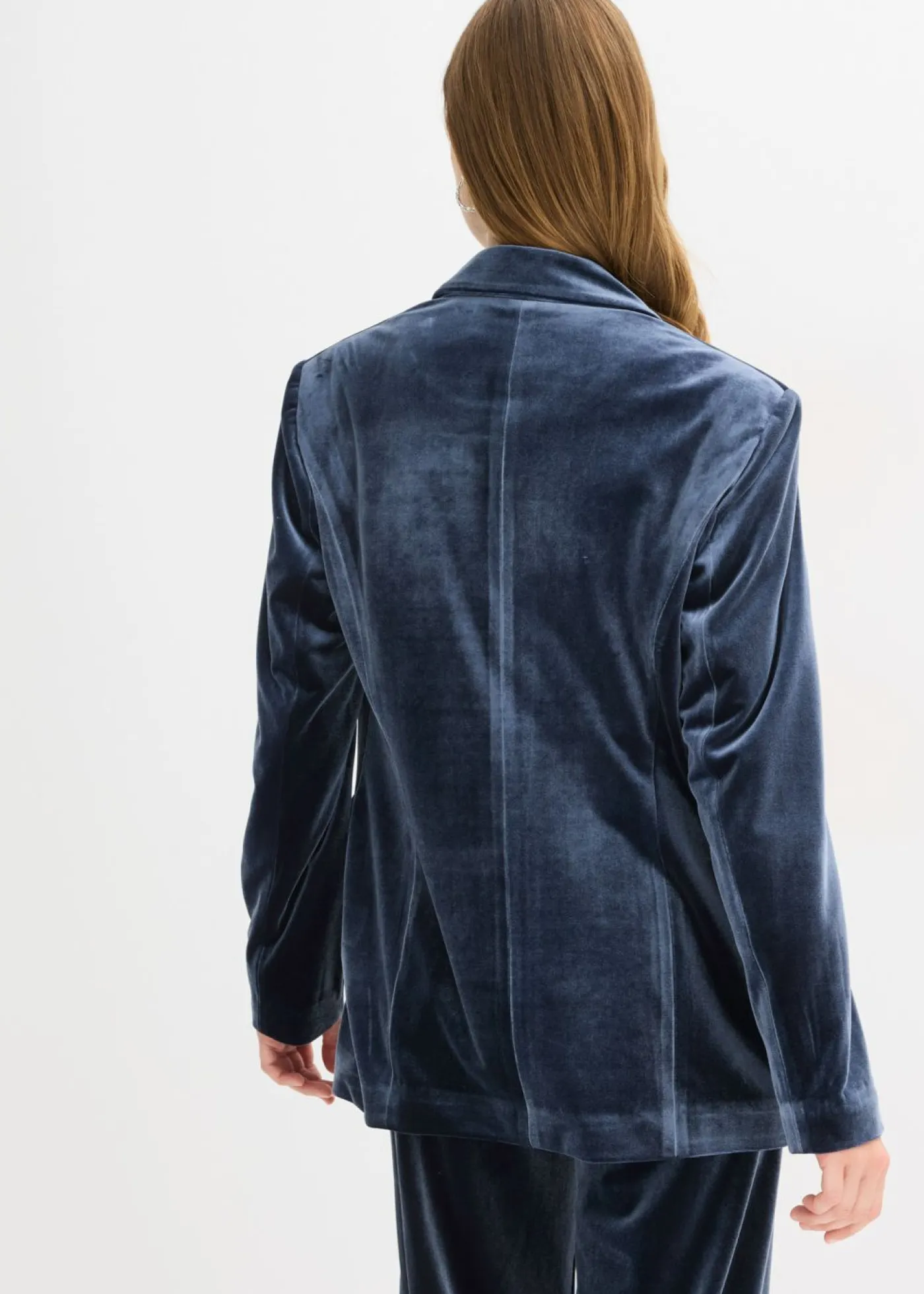 Americana de terciopelo suave Mujer Blazers