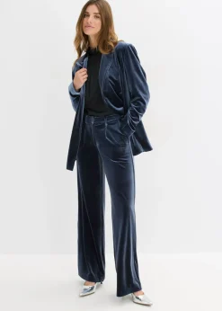 Americana de terciopelo suave Mujer Blazers