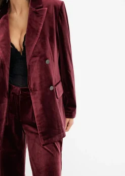 Sale Americana de terciopelo suave Mujer Blazers