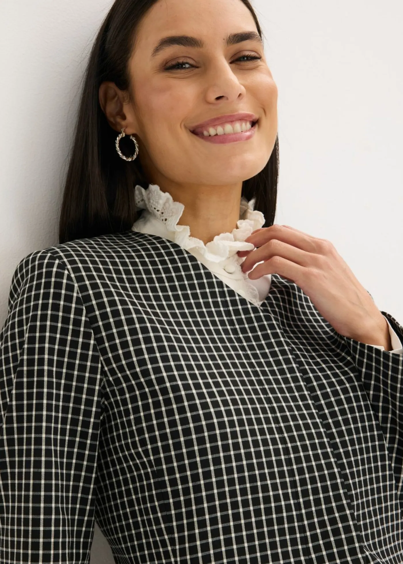 Online Americana elástica de bengalina Mujer Blazers