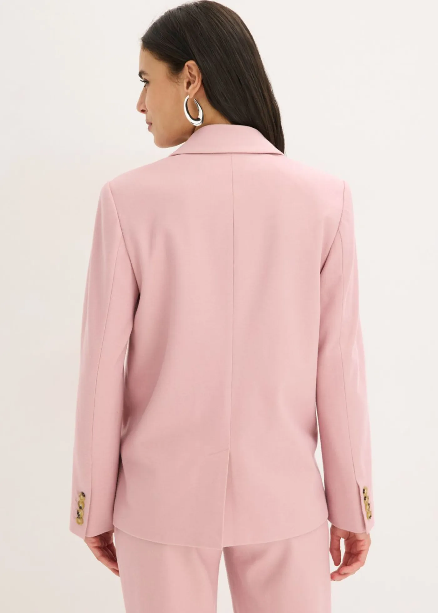 New Americana elástica de una sola fila Mujer Blazers