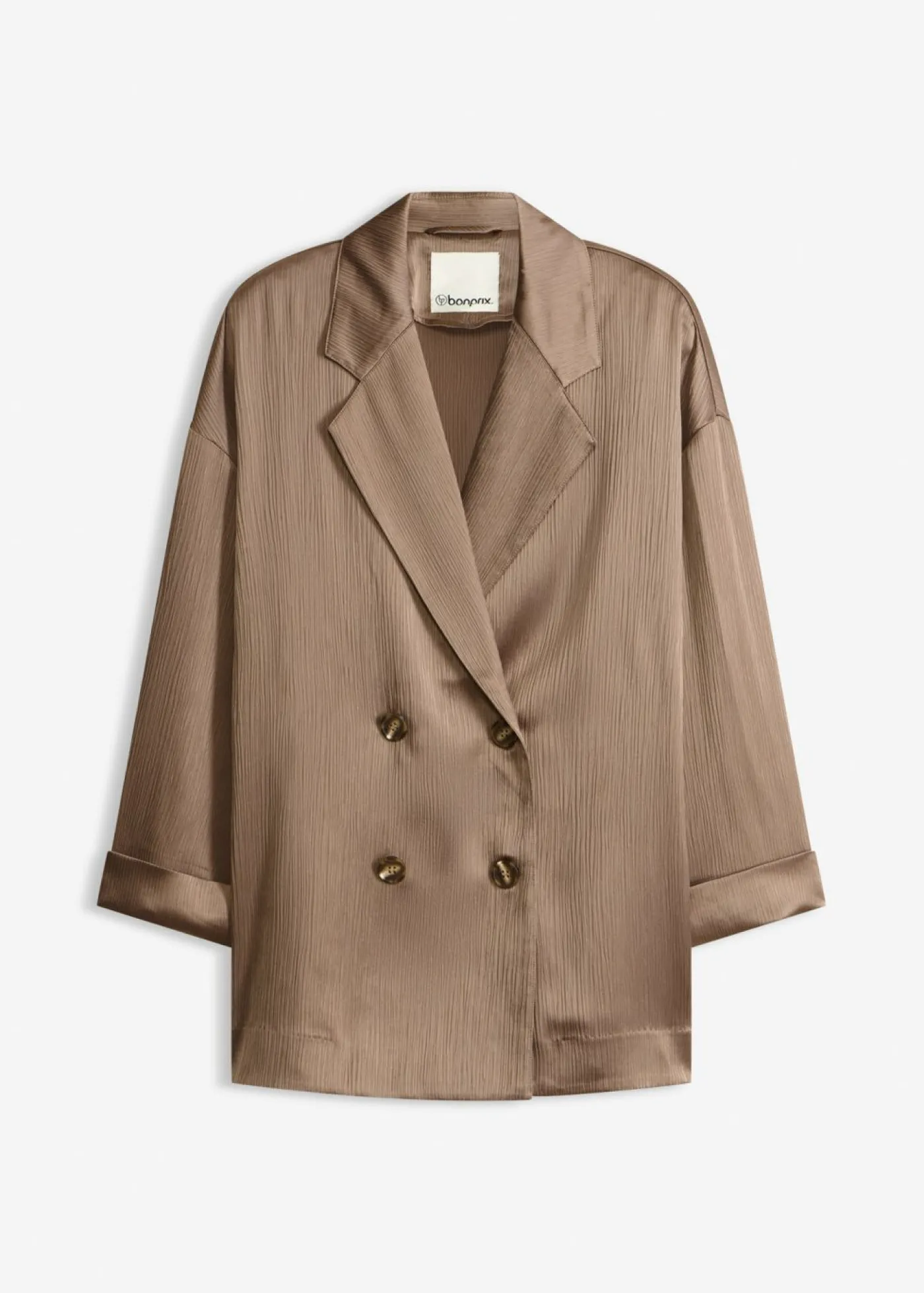 Clearance Americana holgada con doble botonadura Mujer Blazers