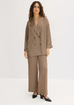 Clearance Americana holgada con doble botonadura Mujer Blazers
