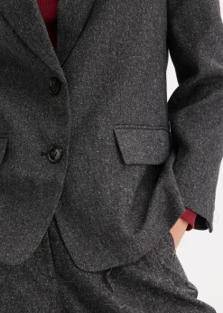 Sale Americana holgada de mezcla de viscosa fina Mujer Esenciales|Blazers
