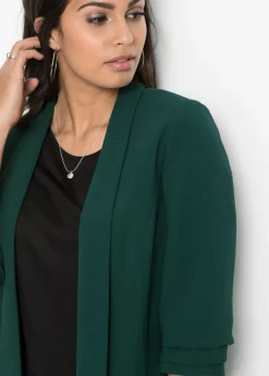 Online Americana larga con mangas drapeadas Mujer Blazers