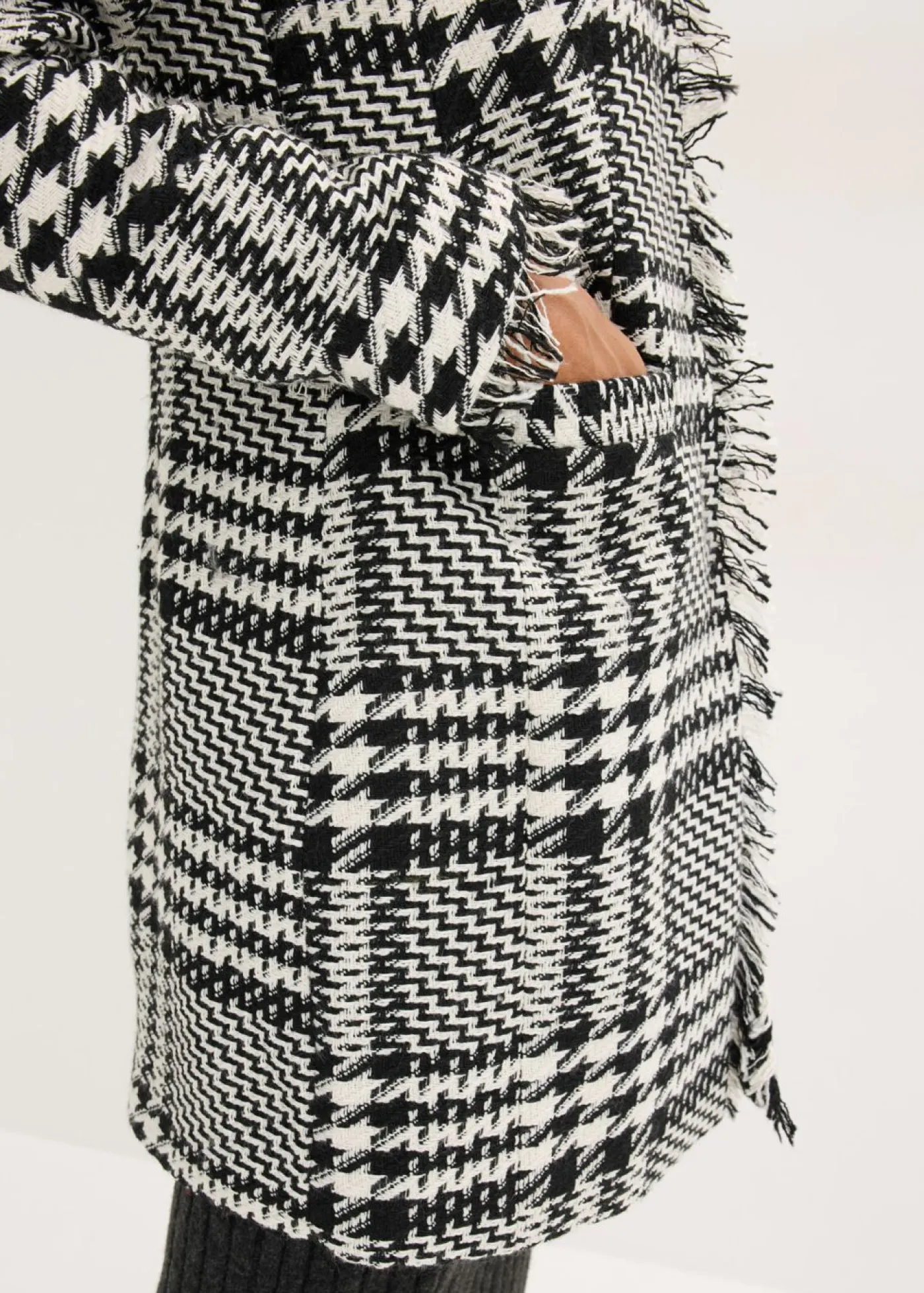 Online Americana larga de bouclé Mujer Blazers