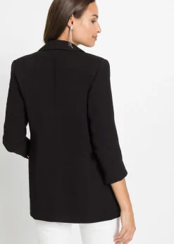New Americana larga de mezcla de viscosa Mujer Blazers