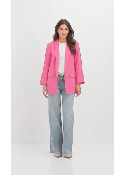 Discount Americana larga de mezcla de viscosa Mujer Blazers