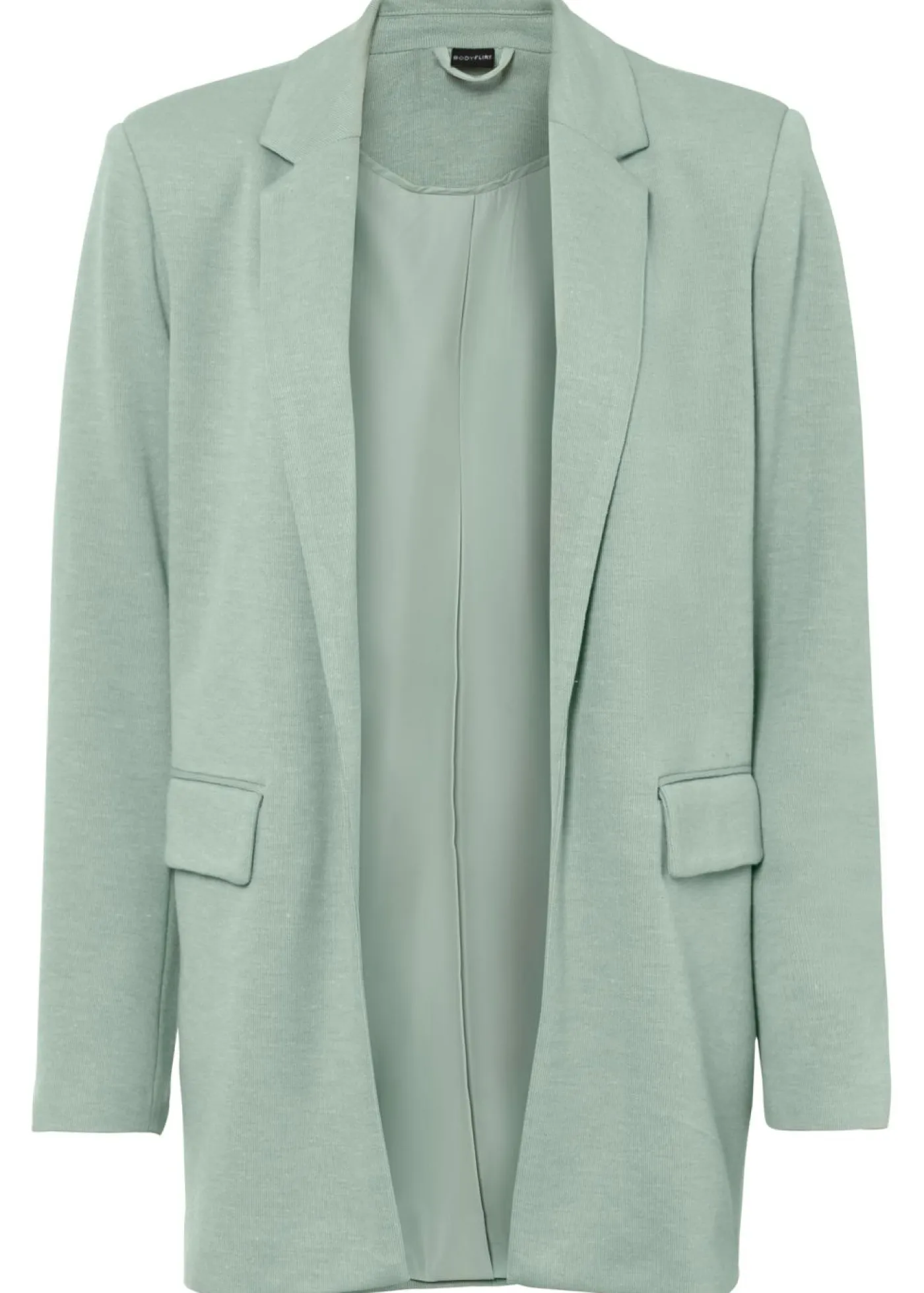 Online Americana larga de punto con bolsillos Mujer Blazers